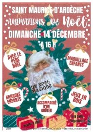 Animations de Noël Dimanche 14 Décembre 2025