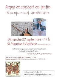 Repas et concert en jardin