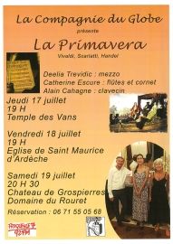 Concert à l'église de Saint-Maurice-d'Ardèche