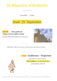 Visite du village et de l'église jeudi 25 septembre 2025